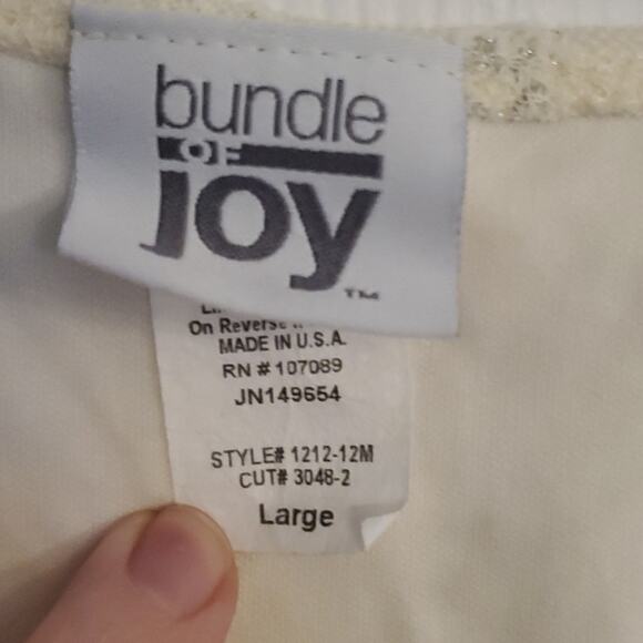 Bundle of Joy Lace Overlay Top, L - Picture 3 of 7